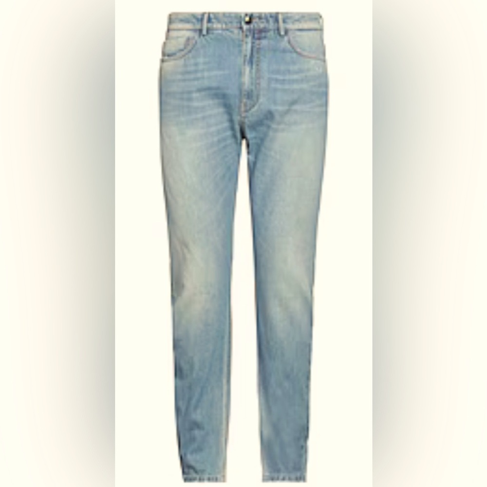 Pal Zileri slim straight selvedge jeans
